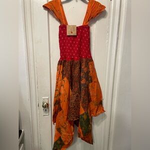 Ashley Taylor Red and Orange Dance Costume